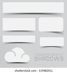 A Set of Vector Transparent Shadow Effects.