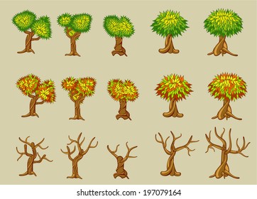 Set of vector trees 