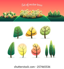 Set of vector trees