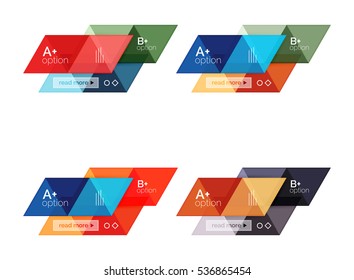 Set of vector triangle geometric infographic for workflow layout, diagram, number options or web design