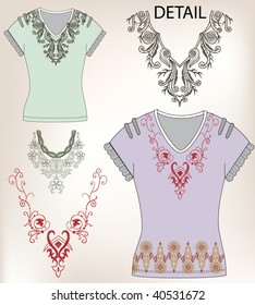 conjunto de vectores vintage de pantalones t