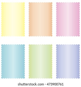 Set of vector vintage cards