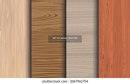 Set of vector wood texture.realistic wooden texture, 3d. Element for your design, advertising.vector illustration.
