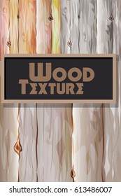 Set of vector wooden textures background patterns. There is four different color variation, bright and colorful.