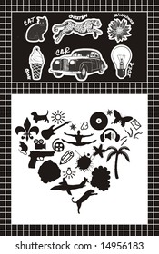set of vectorial icons