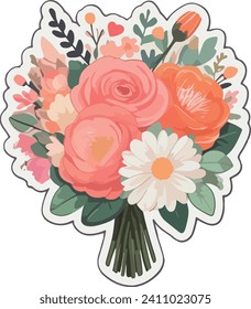 Set of vectors for Valentine's day. Watercolor hearts and lovers. Significant other. Vector illustration