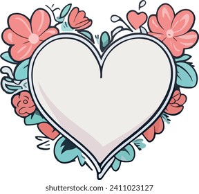 Set of vectors for Valentine's day. Watercolor hearts and lovers. Significant other. Vector illustration