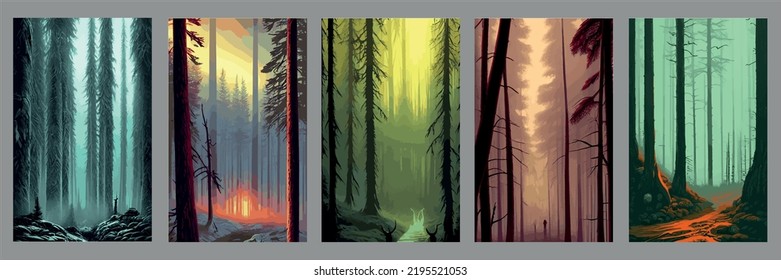 20,759 Horror Forest Vector Stock Vectors, Images & Vector Art |  Shutterstock