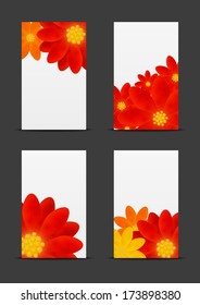 Set of vertical banners 240 x 400 size