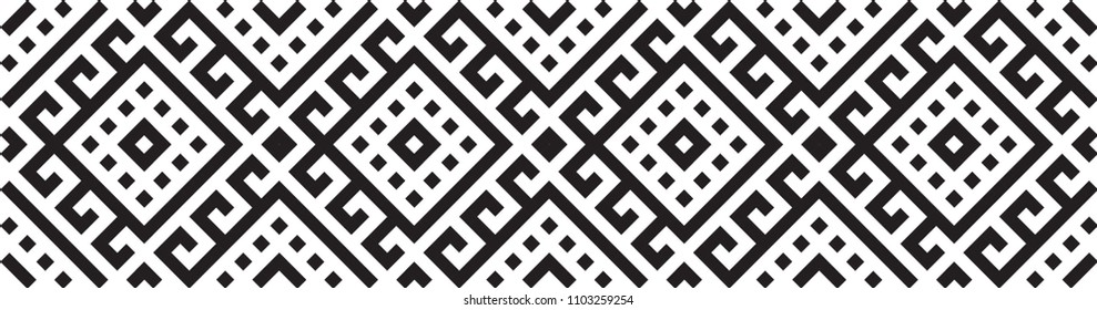 Set of vertical borders for design. Black laced silhouette isolated on white background. Vector illustration.