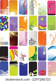 A Set of Vertical Mobile Phone Case Designs