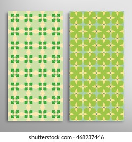 Set of vertical seamless geometric patterns. Vector color stylish fabric repeating texture, seamless backgrounds collection. Contemporary graphic design. Tribal ethnic arabic, indian, mexican ornament