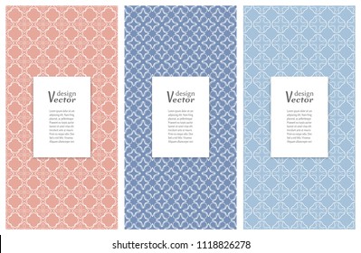 Set of vertical seamless line patterns. Colorful geometric backgrounds collection. Endless repeating linear texture for wallpaper, packaging, banners, invitations, business cards, fabric print