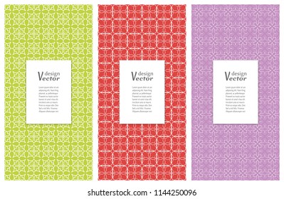 Set of vertical seamless line patterns. Colorful geometric backgrounds collection. Endless repeating linear texture for wallpaper, packaging, banners, invitations, business cards, fabric print