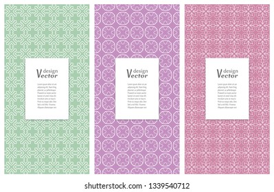 Set of vertical seamless line patterns. Colorful geometric backgrounds collection. Endless repeating linear texture for wallpaper, packaging, banners, invitations, business cards, fabric print