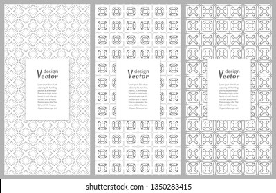 Set of vertical seamless line patterns. Black and white geometric backgrounds collection. Endless repeating linear texture for wallpaper, packaging, banners, invitations, business cards, fabric print