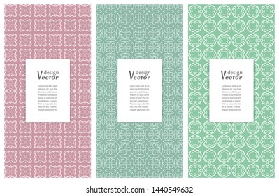Set of vertical seamless line patterns. Colorful geometric backgrounds collection. Endless repeating linear texture for wallpaper, packaging, banners, invitations, business cards, fabric print