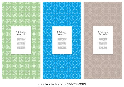 Set of vertical seamless line patterns. Colorful geometric backgrounds collection. Endless repeating linear texture for wallpaper, packaging, banners, invitations, business cards, fabric print