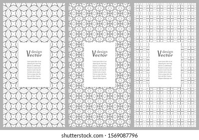 Set of vertical seamless line patterns. Black and white geometric backgrounds collection. Endless repeating linear texture for wallpaper, packaging, banners, invitations, business cards, fabric print