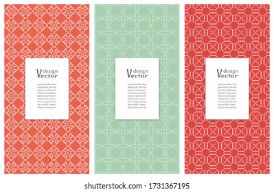 Set of vertical seamless line patterns. Colorful geometric backgrounds collection. Endless repeating linear texture for wallpaper, packaging, banners, invitations, business cards, fabric print