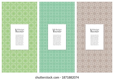 Set of vertical seamless line patterns. Colorful geometric backgrounds collection. Endless repeating linear texture for wallpaper, packaging, banners, invitations, business cards, fabric print
