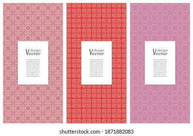 Set of vertical seamless line patterns. Colorful geometric backgrounds collection. Endless repeating linear texture for wallpaper, packaging, banners, invitations, business cards, fabric print