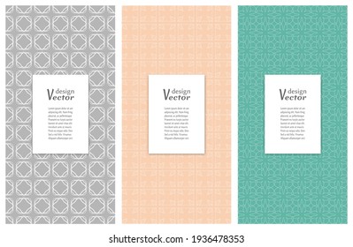 Set of vertical seamless line patterns. Colorful geometric backgrounds collection. Endless repeating linear texture for wallpaper, packaging, banners, invitations, business cards, fabric print