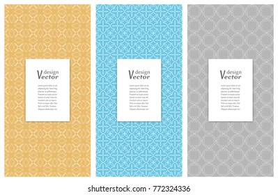 Set of vertical seamless line patterns. Colorful geometric backgrounds collection. Endless repeating linear texture for wallpaper, packaging, banners, invitations, business cards, fabric print