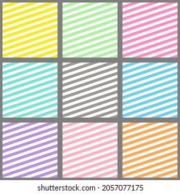 Un conjunto de diseños muy hermosos y sin fisuras para la decoración, el papel de envoltura, el fondo, el tejido, etc.