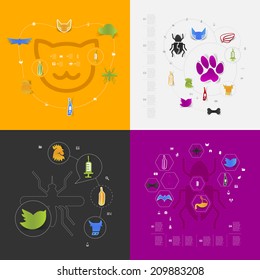 Set of veterinary icons