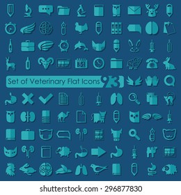Set of veterinary icons