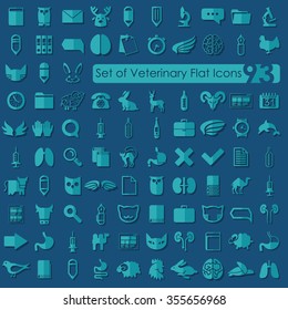 Set of veterinary icons