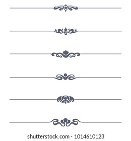 Set of Victorian Ornaments Vector