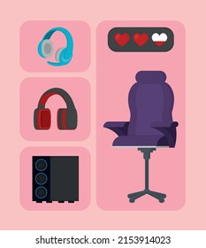 set of video game design