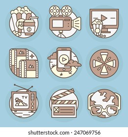 Set the video icons.