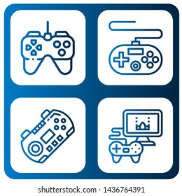 Set of videogame icons such as Gamepad, Videogame , videogame