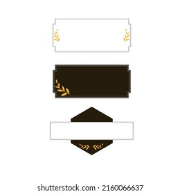 Set of vintage badge templates. Vector illustration. seasoning label sticker organizer set. black vintage stickers for spices in the kitchen
