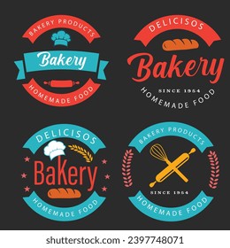 Set of Vintage Badgle Logo 