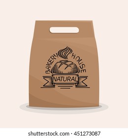 Set of vintage bakery labels, badges and design elements, Old style elements, bread company, bread house, cafe, cake shop.