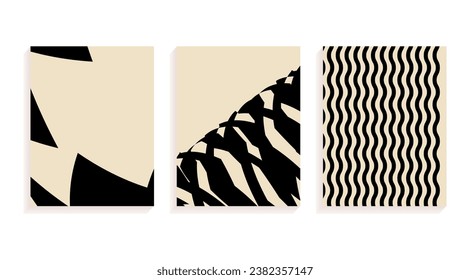set of vintage banners  background with  colorful stripes 