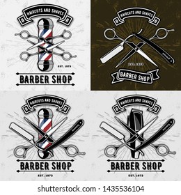 Vintage Retro Emblem Repair Workshop Tool Stock Vector (Royalty Free ...