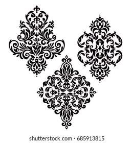 Set of vintage baroque 