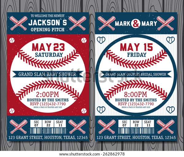 Set of vintage baseball\
tickets