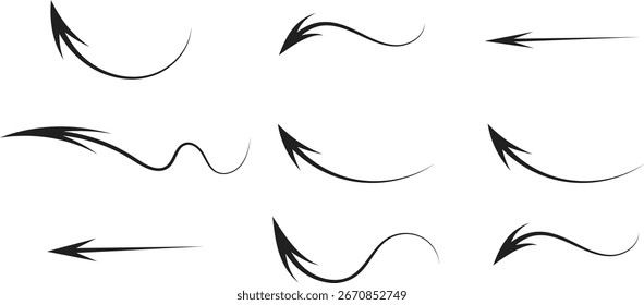  A set of vintage black and white vector tattoo icons with tribal floral decorations