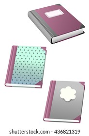 Set of vintage book.