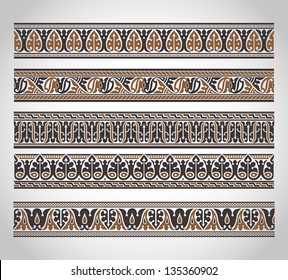 Set of vintage borders