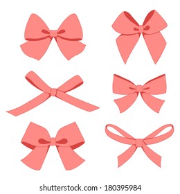 Set of vintage bows