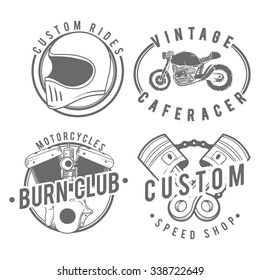 Cafe Racer Logo Images Stock Photos Vectors Shutterstock