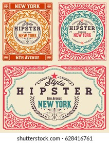 Set of vintage cards