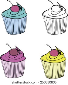 Banana Cake With Icing Stock Vectors Images Vector Art Shutterstock Banana Cake With Icing Stock Vectors Images Vector Art Shutterstock